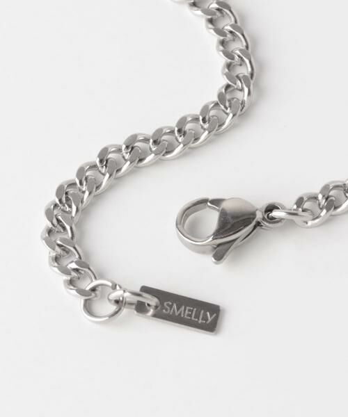 SMELLY / スメリー ネックレス・ペンダント・チョーカー | ステンレススクエアバーチェーンネックレス | 詳細4