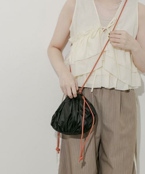 SMELLY / スメリー ショルダーバッグ | ギャザーキンチャクショルダー | 詳細1