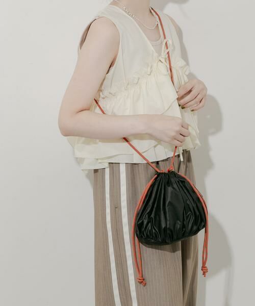 SMELLY / スメリー ショルダーバッグ | ギャザーキンチャクショルダー | 詳細2