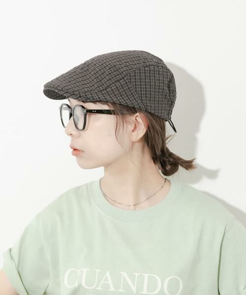 SMELLY / スメリー ハンチング・キャスケット・ベレー帽 | ドロストチェックハンチング | 詳細1
