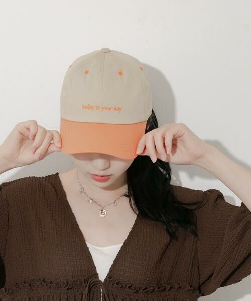 SMELLY / スメリー キャップ | バイカラーコットンキャップ | 詳細1