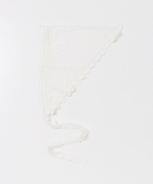 SMELLY / スメリー バンダナ・スカーフ | スカラップレースバブーシュカ | 詳細4