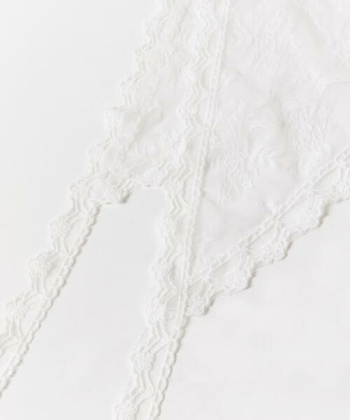 SMELLY / スメリー バンダナ・スカーフ | スカラップレースバブーシュカ | 詳細5