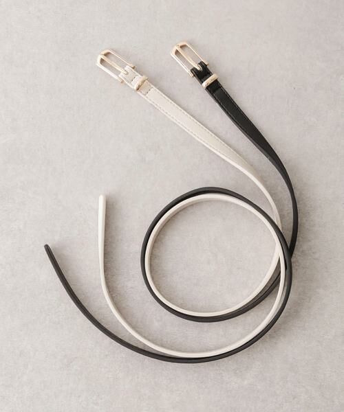 SMELLY / スメリー ベルト・サスペンダー | スリムスクエアベルト | 詳細3