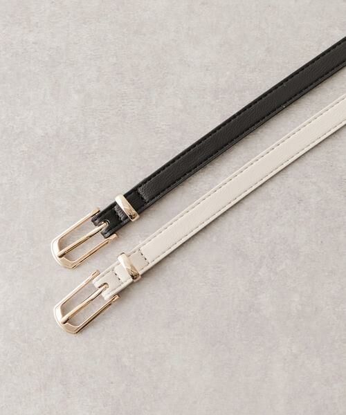 SMELLY / スメリー ベルト・サスペンダー | スリムスクエアベルト | 詳細4