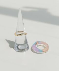 SMELLY / スメリー リング | ジュシメタル2セットリング