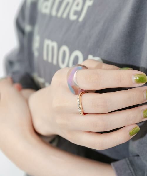 SMELLY / スメリー リング | ジュシメタル2セットリング | 詳細3