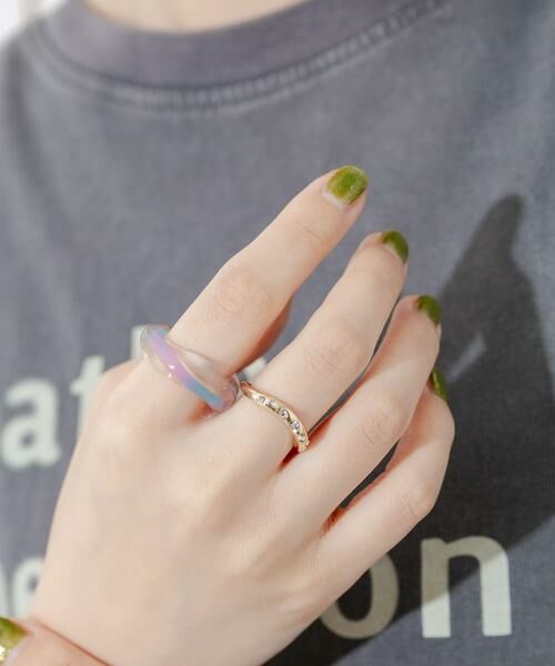 SMELLY / スメリー リング | ジュシメタル2セットリング | 詳細4