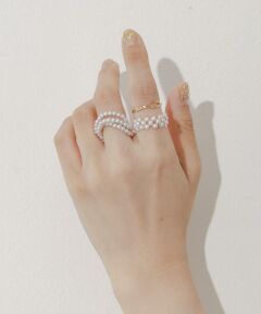 SMELLY / スメリー リング | パール3セットリング