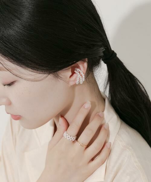 SMELLY / スメリー リング | パール3セットリング | 詳細1