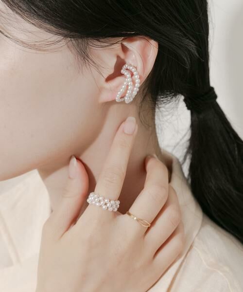 SMELLY / スメリー リング | パール3セットリング | 詳細2