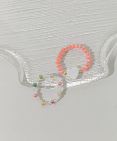 SMELLY / スメリー リング | カラービーズ2セットリング