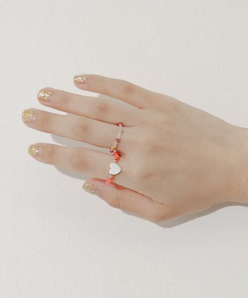 SMELLY / スメリー リング | カラービーズ2セットリング | 詳細2