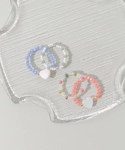 SMELLY / スメリー リング | カラービーズ2セットリング | 詳細3
