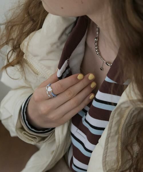 SMELLY / スメリー リング | カラービーズ2セットリング | 詳細7