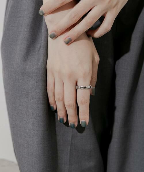 SMELLY / スメリー リング | ステンレスバーティカルラインリング | 詳細2