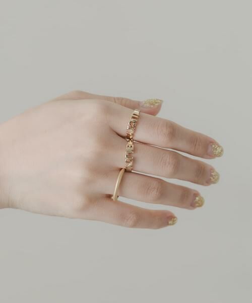 SMELLY / スメリー リング | 3セットロゴリング | 詳細2