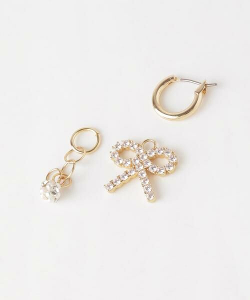 SMELLY / スメリー ピアス・イヤリング | ビジューリボンフープピアス | 詳細6