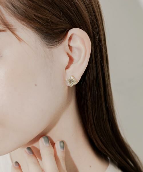 SMELLY / スメリー ピアス・イヤリング | ビジュースクエアピアス | 詳細3