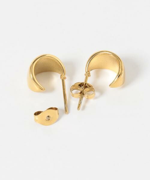 SMELLY / スメリー ピアス・イヤリング | ステンレスミニワイドフープピアス | 詳細7