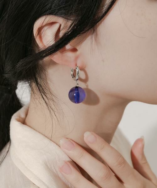 SMELLY / スメリー ピアス・イヤリング | カラーボールフープピアス | 詳細2