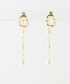 SMELLY / スメリー ピアス・イヤリング | トリプルパールチェーンピアス