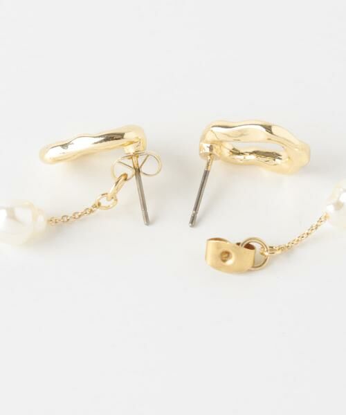 SMELLY / スメリー ピアス・イヤリング | トリプルパールチェーンピアス | 詳細6