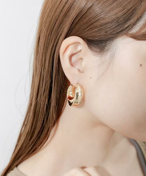 SMELLY / スメリー ピアス・イヤリング | ソリッドフープピアス | 詳細1