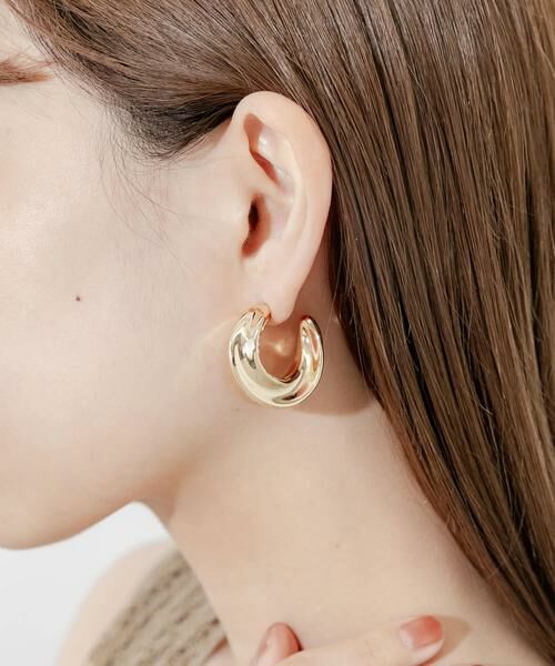 SMELLY / スメリー ピアス・イヤリング | ソリッドフープピアス | 詳細2