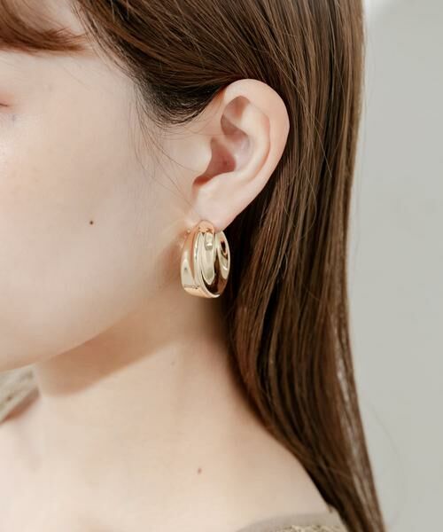 SMELLY / スメリー ピアス・イヤリング | ソリッドフープピアス | 詳細4