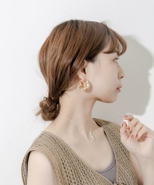 SMELLY / スメリー ピアス・イヤリング | ソリッドフープピアス | 詳細5