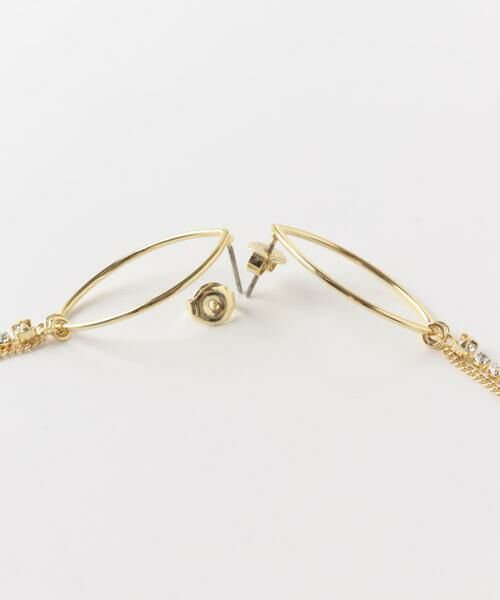 SMELLY / スメリー ピアス・イヤリング | ビジューロングチェーンピアス | 詳細6