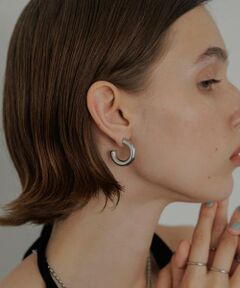SMELLY / スメリー ピアス・イヤリング | ステンレスワイドフープピアス