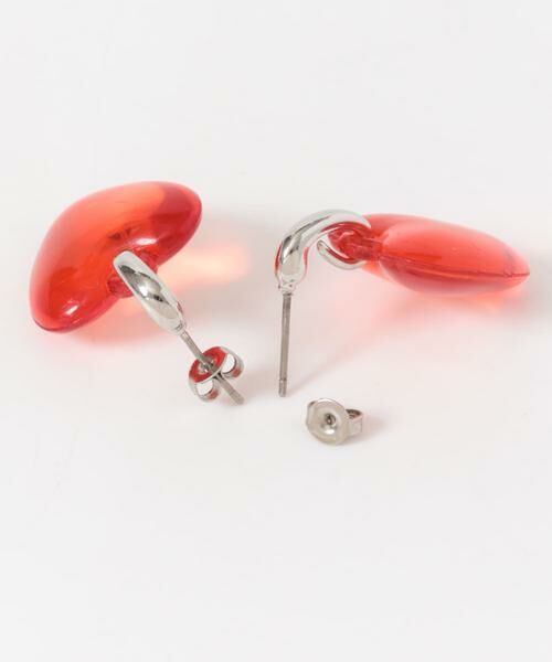 SMELLY / スメリー ピアス・イヤリング | クリアハートピアス | 詳細2