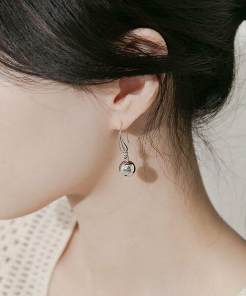 SMELLY / スメリー ピアス・イヤリング | メタルボールドロップフックピアス | 詳細3