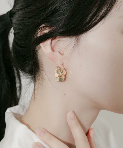 SMELLY / スメリー ピアス・イヤリング | サークルプレートボリュームピアス | 詳細2