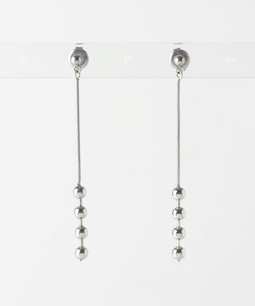 SMELLY / スメリー ピアス・イヤリング | ステンレスメタルボールチェーンピアス | 詳細5