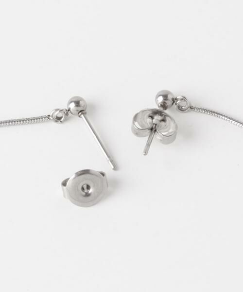 SMELLY / スメリー ピアス・イヤリング | ステンレスメタルボールチェーンピアス | 詳細6
