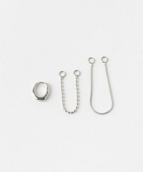 SMELLY / スメリー ピアス・イヤリング | メタルチェーン2WAYフープピアス | 詳細10