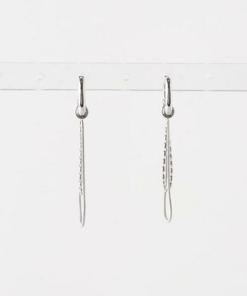 SMELLY / スメリー ピアス・イヤリング | メタルチェーン2WAYフープピアス | 詳細8