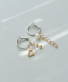 SMELLY / スメリー ピアス・イヤリング | モチーフミックスフープイヤリング