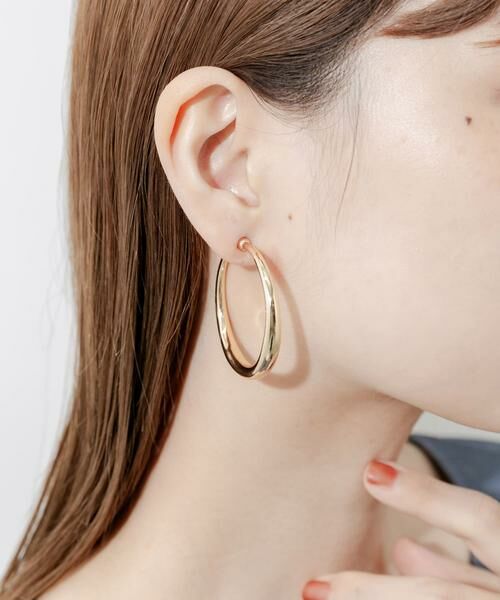 SMELLY / スメリー ピアス・イヤリング | メタルビッグフープイヤリング | 詳細1