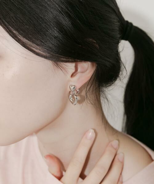 SMELLY / スメリー ピアス・イヤリング | メタルハートイヤリング | 詳細2