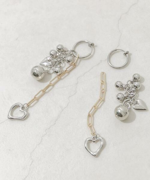 SMELLY / スメリー ピアス・イヤリング | ハートモチーフマルチWAYフープイヤリング | 詳細1