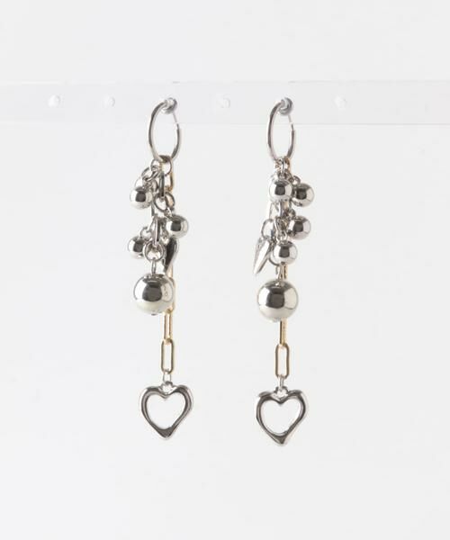 SMELLY / スメリー ピアス・イヤリング | ハートモチーフマルチWAYフープイヤリング | 詳細6