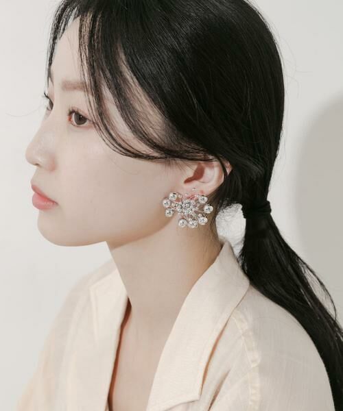 SMELLY / スメリー ピアス・イヤリング | ラディアルメタルボールイヤリング | 詳細2