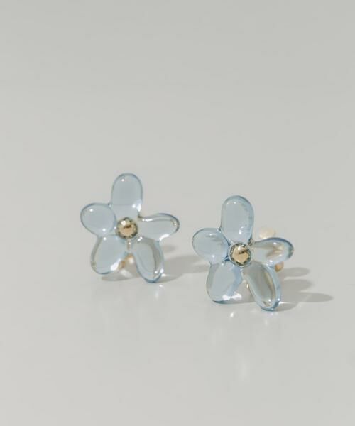 SMELLY / スメリー ピアス・イヤリング | カラークリアフラワーイヤリング | 詳細1
