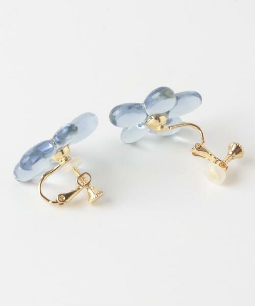 SMELLY / スメリー ピアス・イヤリング | カラークリアフラワーイヤリング | 詳細5