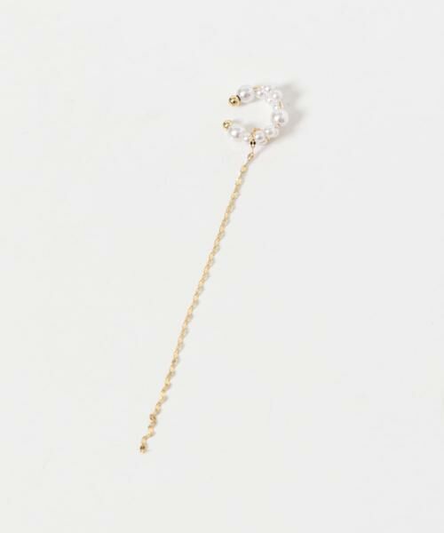 SMELLY / スメリー ピアス・イヤリング | ランダムパールチェーンイヤカフ | 詳細2