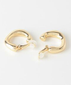 SMELLY / スメリー ピアス・イヤリング | メタルニュアンスフープイヤリング